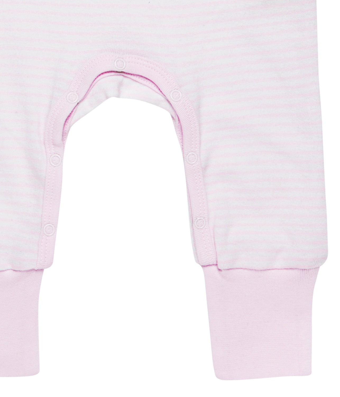 Baby Strampler langarm geringelt wayan rosa